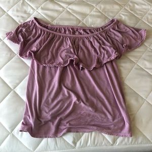 American Eagle Soft & Sexy off the shoulder shirt